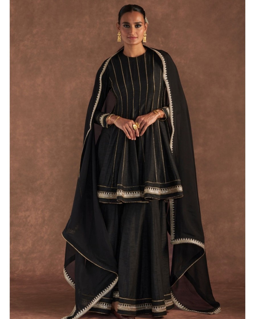 Womens House of Masaba | Black Sharara Set