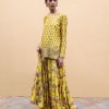 Womens Drishti u0026 Zahabia | Sunshine Yellow Kali Kurta Set