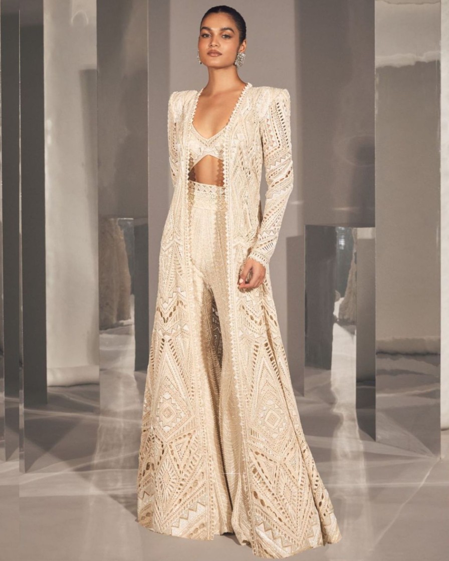 Bridal Ritika Mirchandani | Afet Jacket And Sharara Set