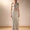 Bridal Esha Sethi Thirani | Ivory Sea Spray Sari