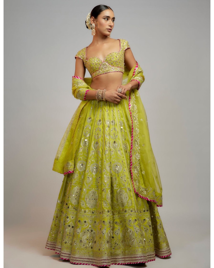 Womens Gopi Vaid | Golconda Nayla Lehenga Set