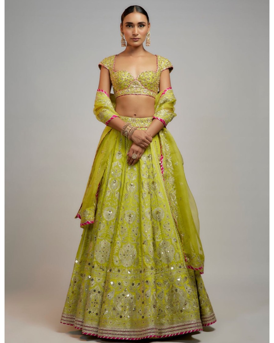 Womens Gopi Vaid | Golconda Nayla Lehenga Set