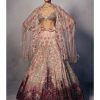 Bridal Dolly J | Joslyn Shimmer Tulle Bridal Lehenga Set