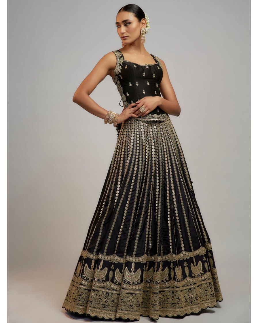 Womens Gopi Vaid | Golconda Kriti Lehenga Set