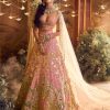 Womens Papa Don't Preach | Alice - Baby Pink Royal Carriage Lehenga Set