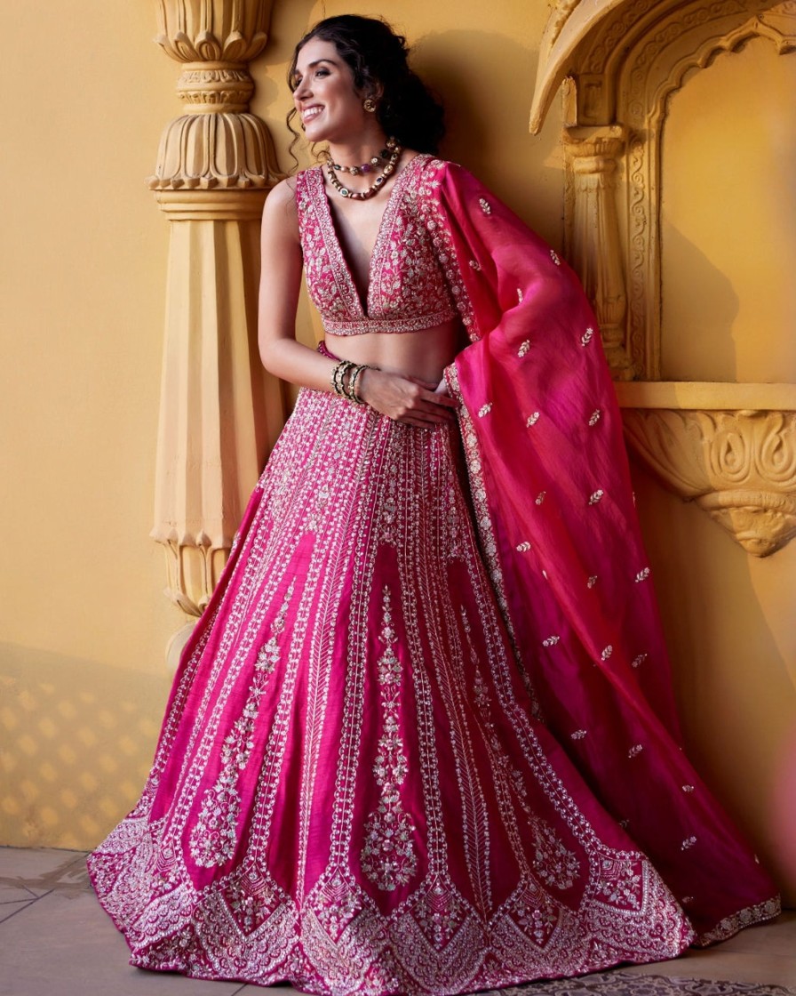 Womens Chamee and Palak | Devi Lehenga Set