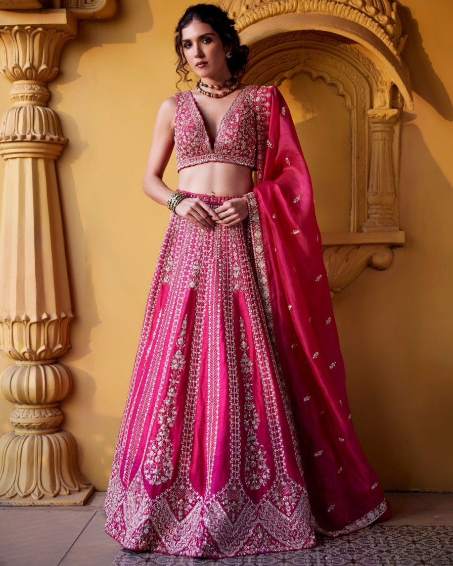 Womens Chamee and Palak | Devi Lehenga Set