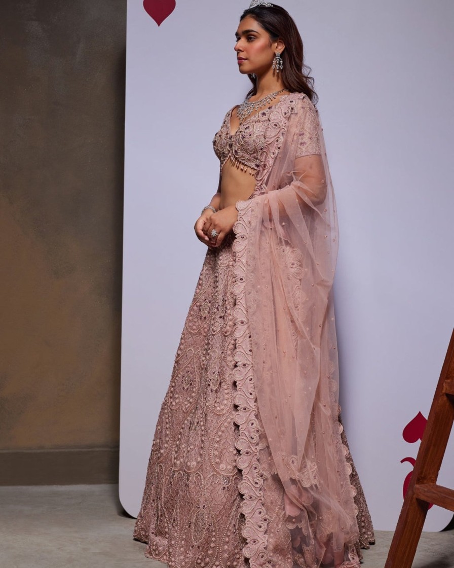 Womens Divya Aggarwal | Esme Bridal Lehenga Set