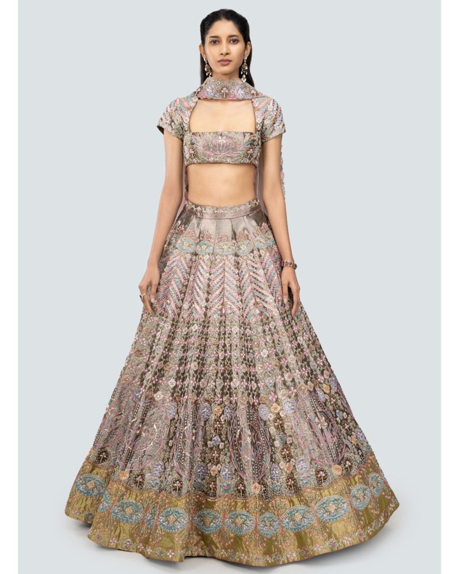 Bridal Aisha Rao | Layla Ebony Lehenga Set