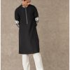 Mens House of Masaba Mens | Black Shajara Kurta Set