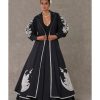 Womens House of Masaba | Black Chand Gown Set