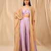 Womens House of Masaba | Lilac Wallflower Cape Set