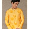 Mens House of Masaba Mens | Yellow Gulaab Kurta Set