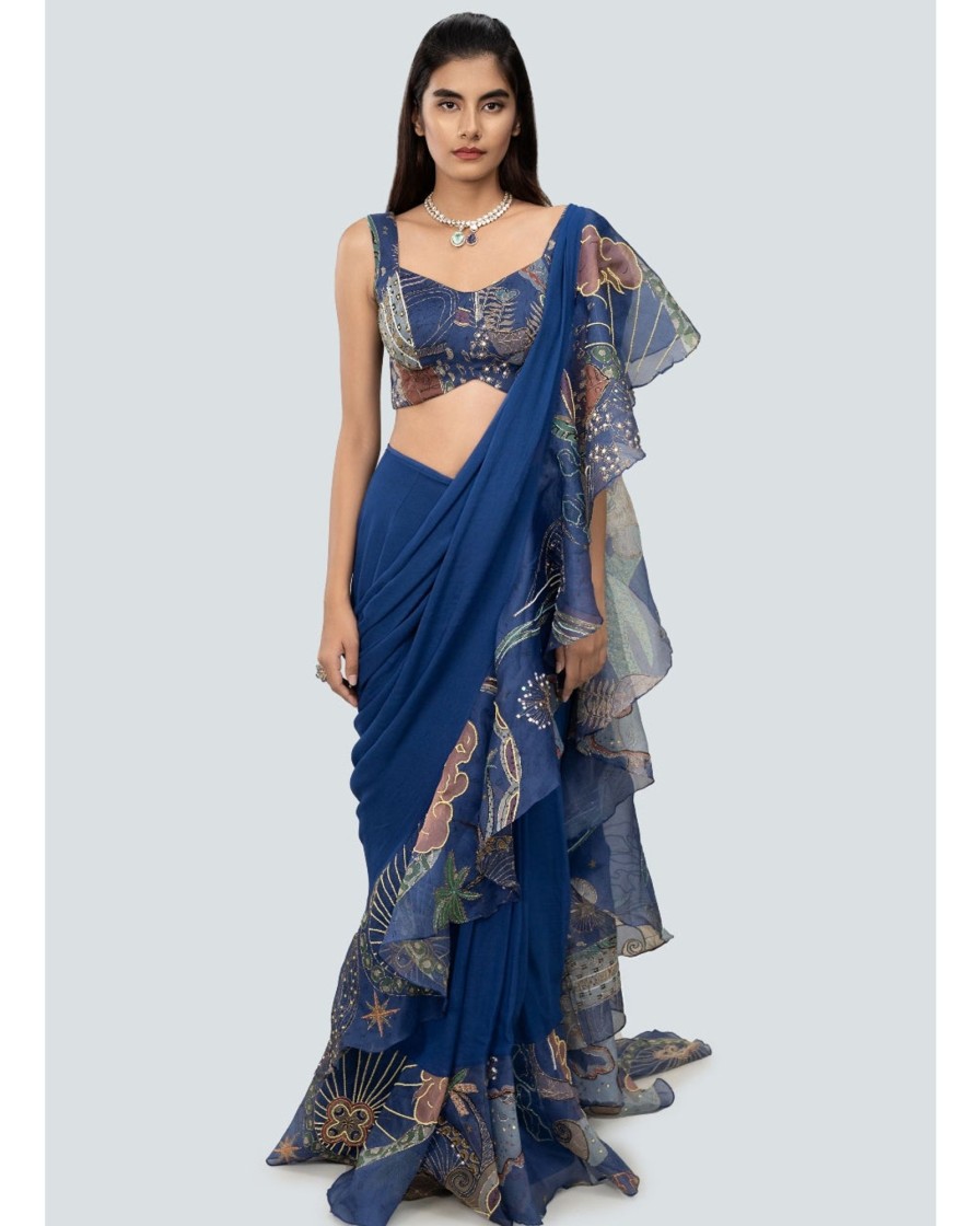 Womens Aisha Rao | Nalina Sari Set