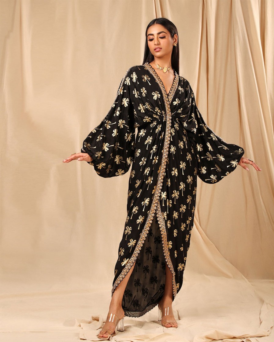 Womens House of Masaba | Black Coco Kaftan