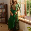 Womens Paulmi u0026 Harsh | Emerald Green Jungle Jacket Set