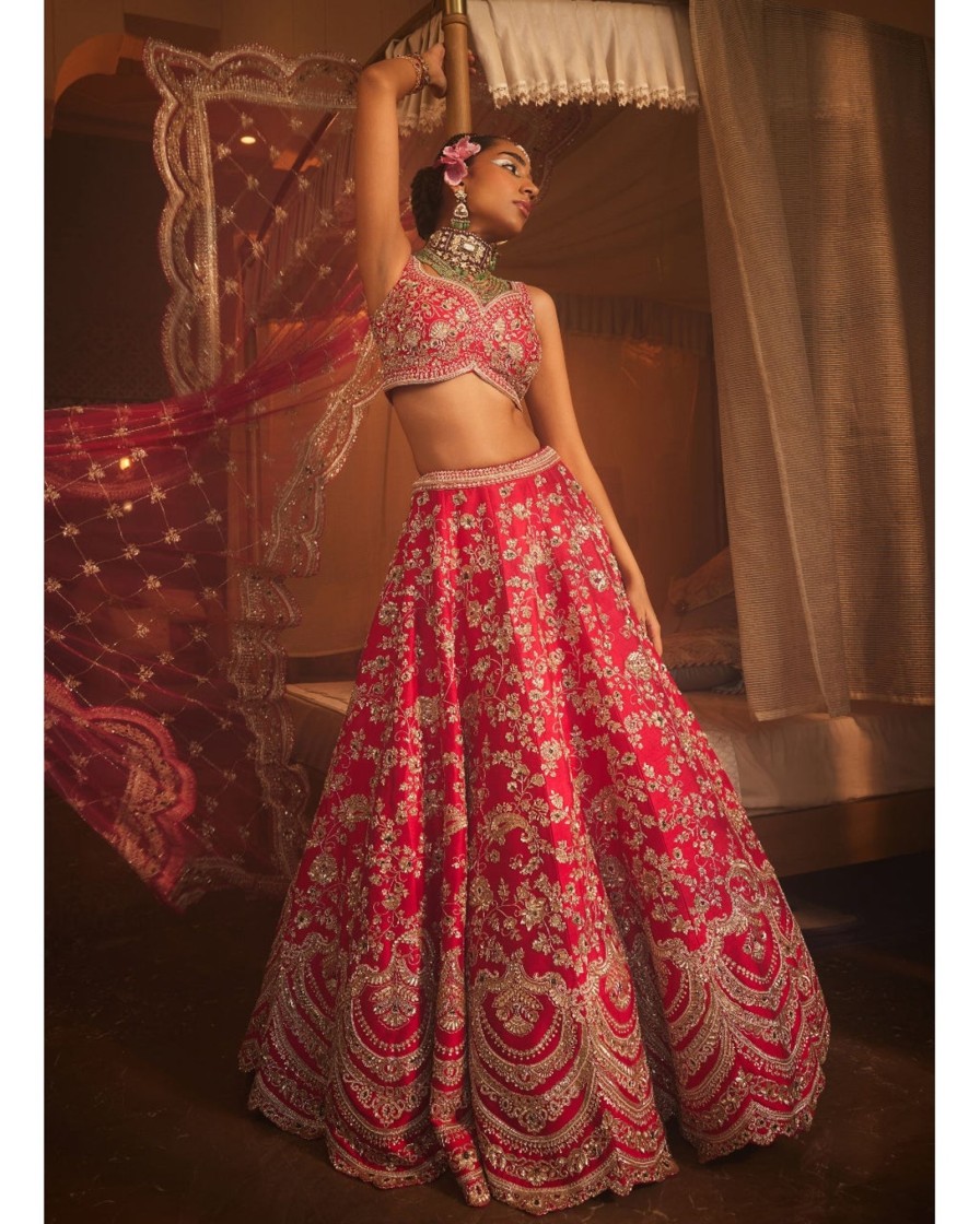 Bridal Kalighata | Magnum Lehenga Set