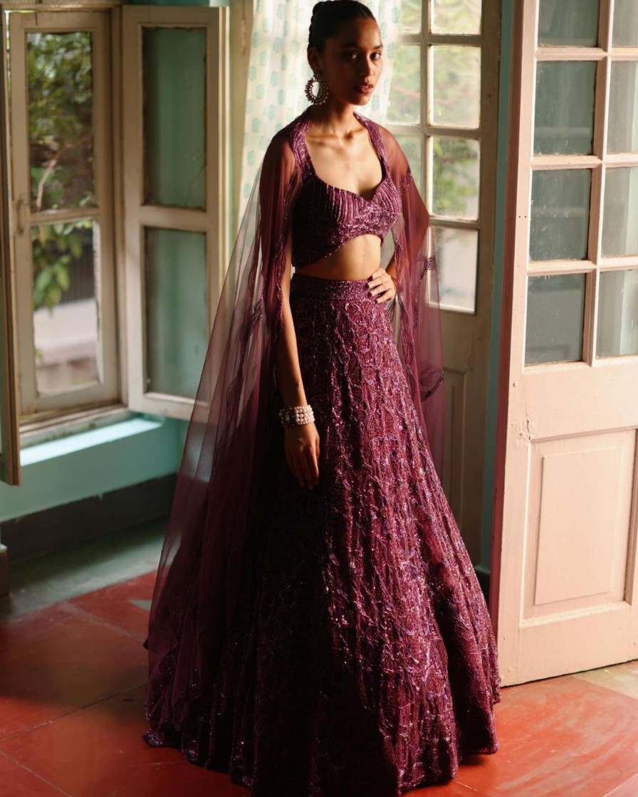 Bridal Geethika Kanumilli | Floral Symphony Lehenga Set