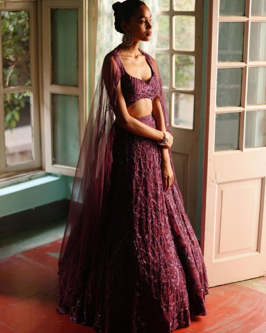 Bridal Geethika Kanumilli | Floral Symphony Lehenga Set