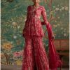 Womens Ridhi Mehra | Royal Fuchsia Print Awespiring Gharara Set