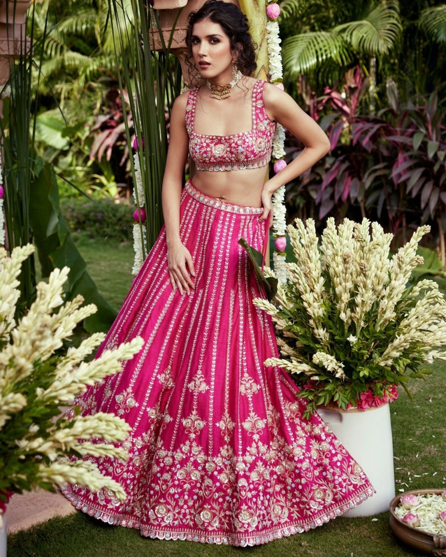 Bridal Chamee and Palak | Nayantara Lehenga Set