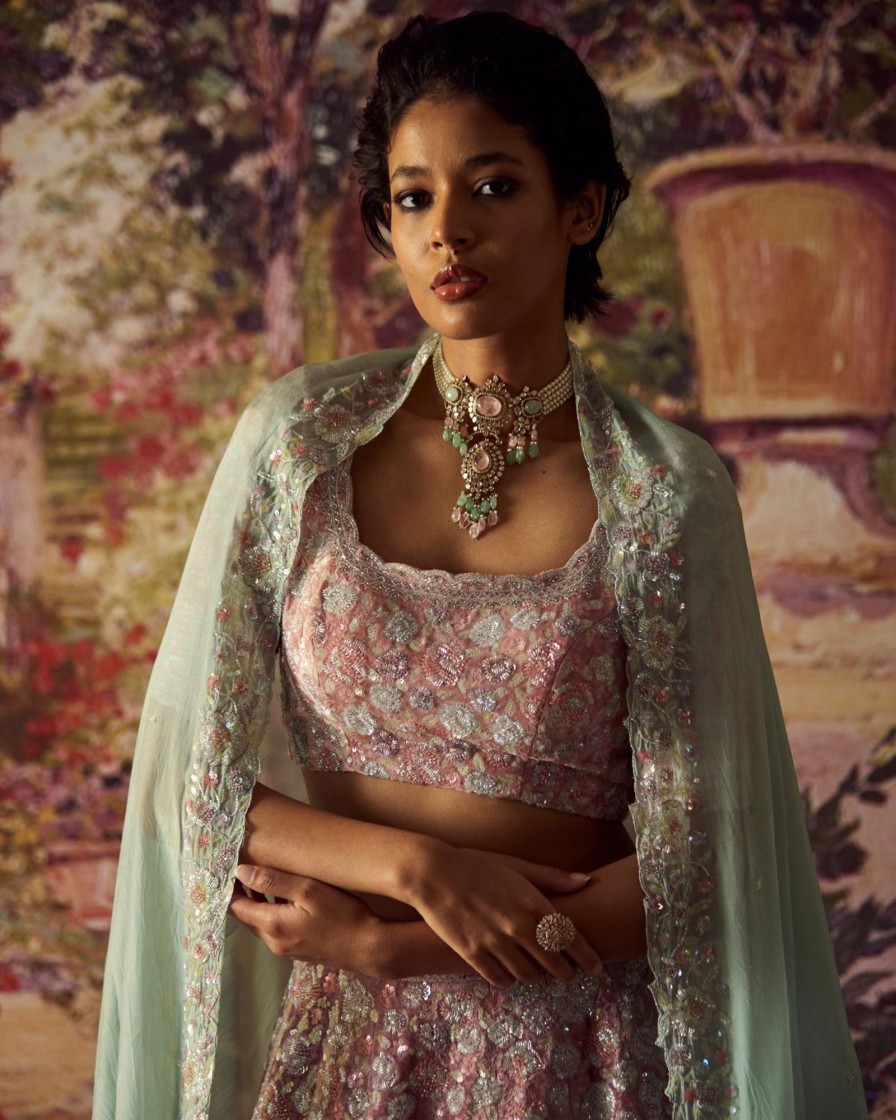 Bridal Geethika Kanumilli | Orion Blush Lehenga Set