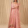 Womens House of Masaba | Mauve Periwinkle Scoop Neck Anarkali