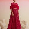 Bridal Ridhi Mehra | Fuchsia Pero Lehenga Set