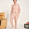 Mens Project Bandi | Under The Pink Sky Linen Kurta Pajama Set