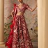 Womens Ridhi Mehra | Red Ochre Ace Lehenga Set