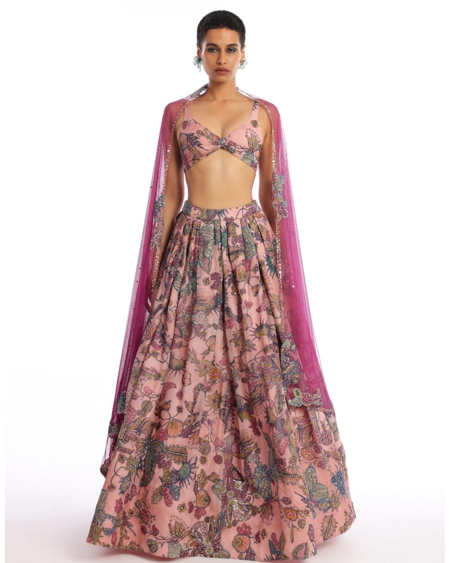 Womens Aisha Rao | Serene Sanctuary Lehenga Set