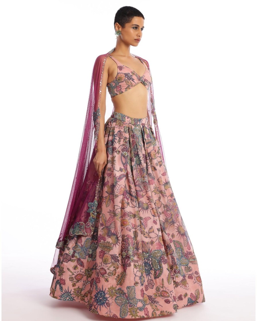 Womens Aisha Rao | Serene Sanctuary Lehenga Set