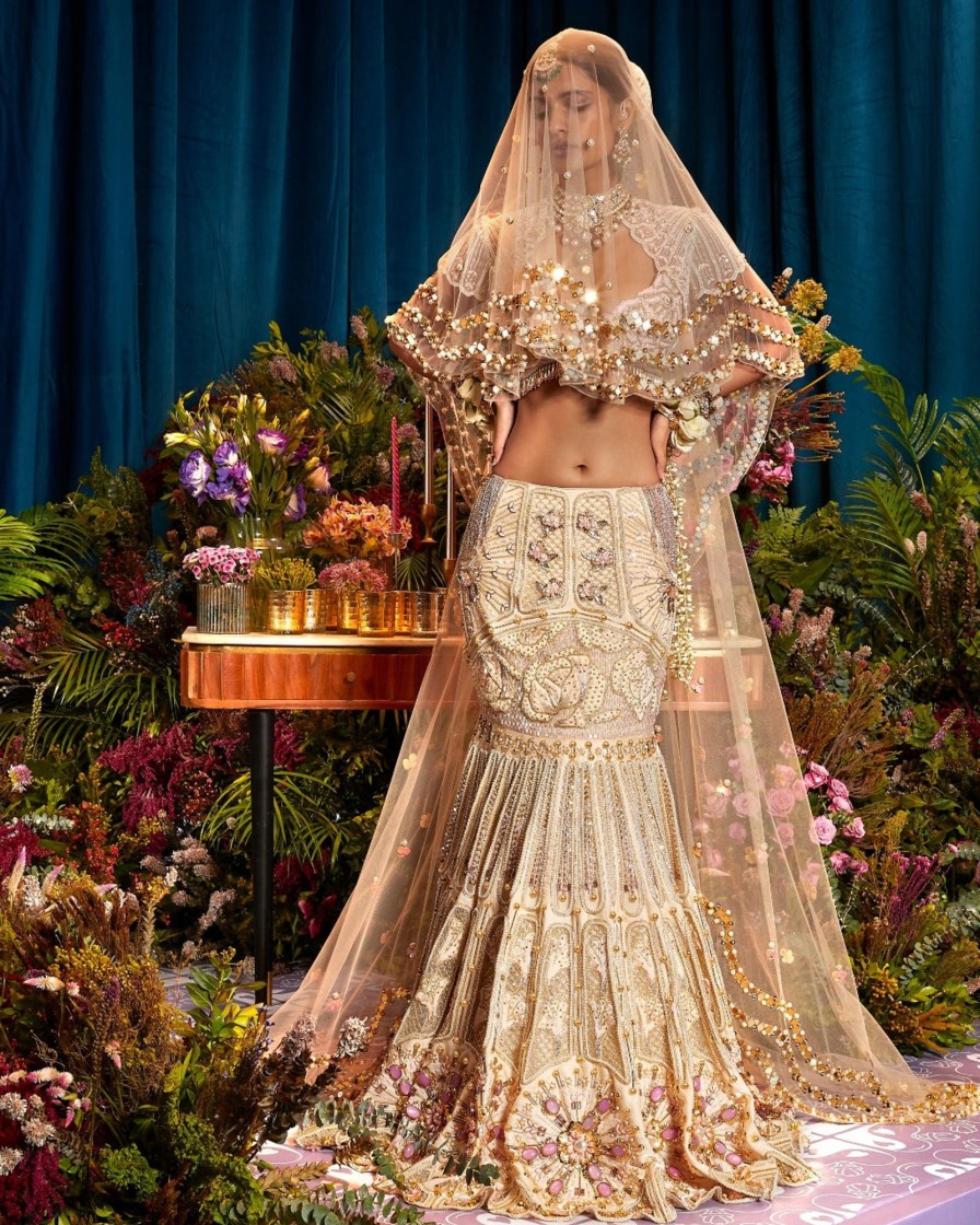 Womens Papa Don't Preach | Aria Lehenga Set