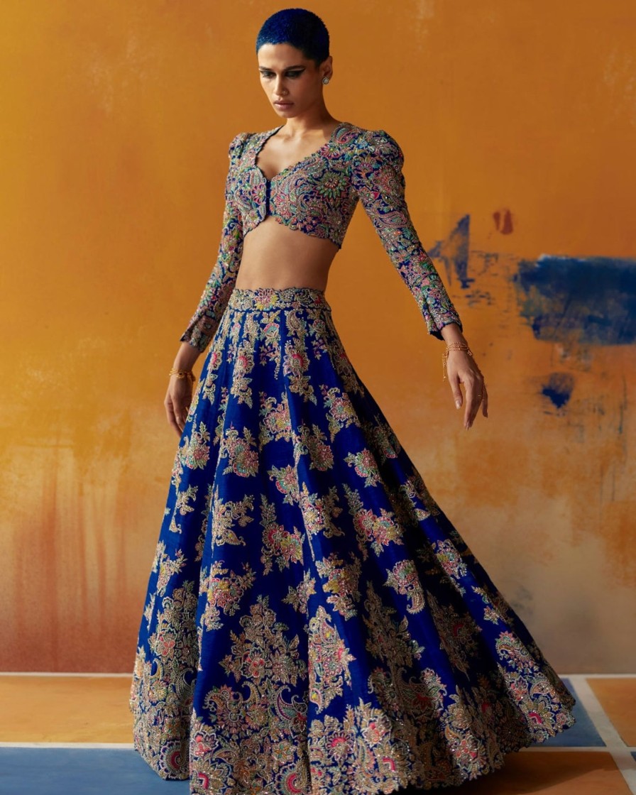 Bridal Mrunalini Rao | Mynah Lehenga Set