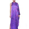 Womens Siddhartha Bansal | Royal Purple One Shoulder Dress