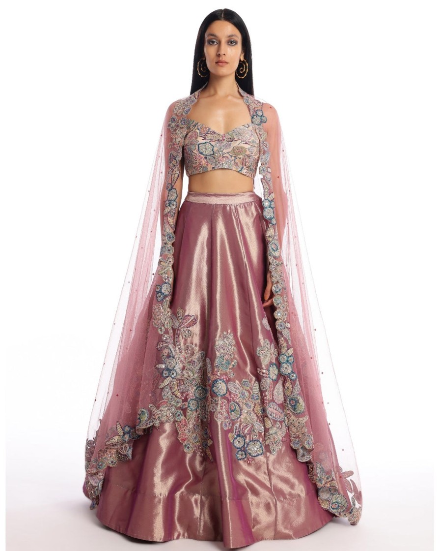 Bridal Aisha Rao | Salvia Lehenga Set