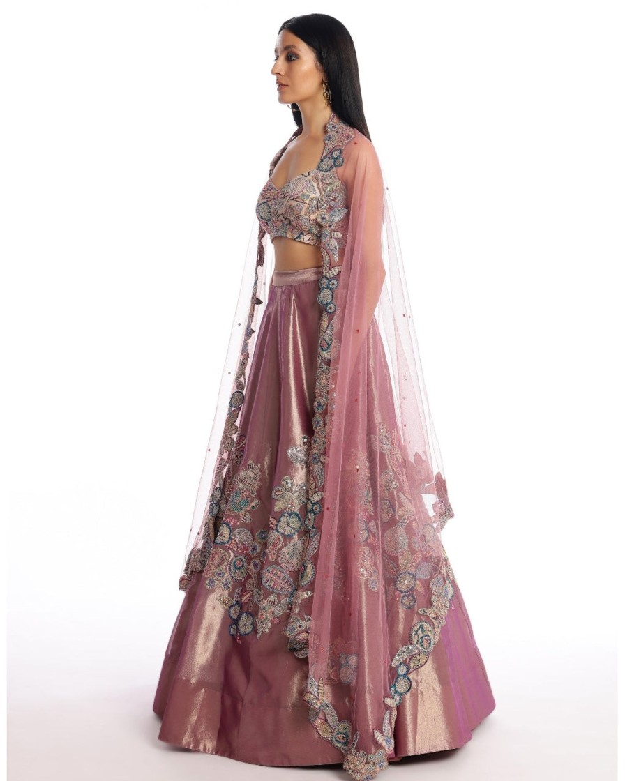 Bridal Aisha Rao | Salvia Lehenga Set