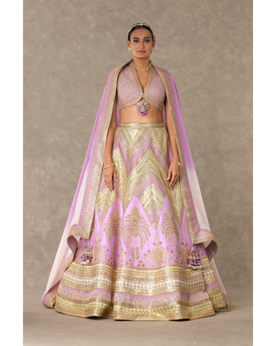 Bridal House of Masaba | Lilac 'Anar-Phool' Lehenga Set