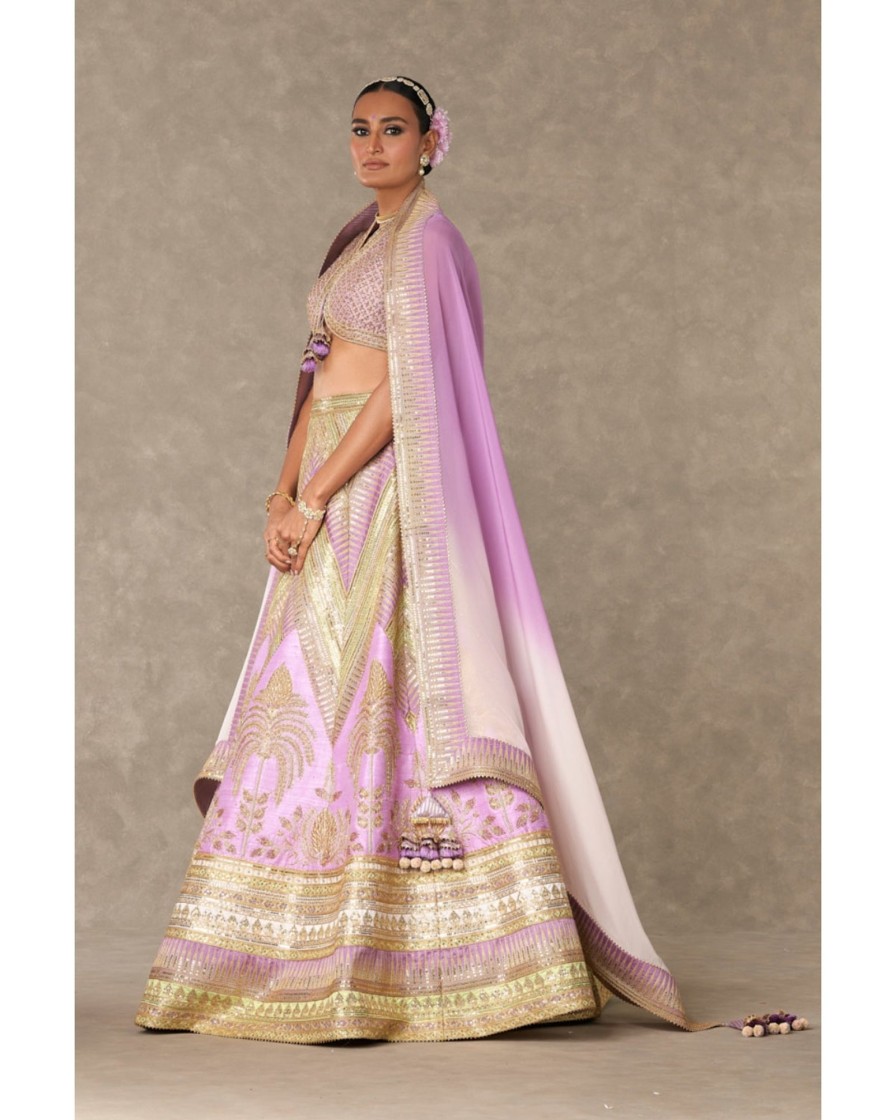 Bridal House of Masaba | Lilac 'Anar-Phool' Lehenga Set