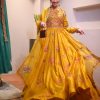 Womens Petticoat Lane | Yellow Anarkali Kalidar Set