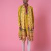 Mens Siddhartha Bansal Mens | Yellow Ochre Embroidered Kurta Set