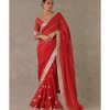 Womens House of Masaba | Red Lovebird Sari Set