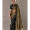 Womens House of Masaba | Black Winegarden Tissue Sari Set