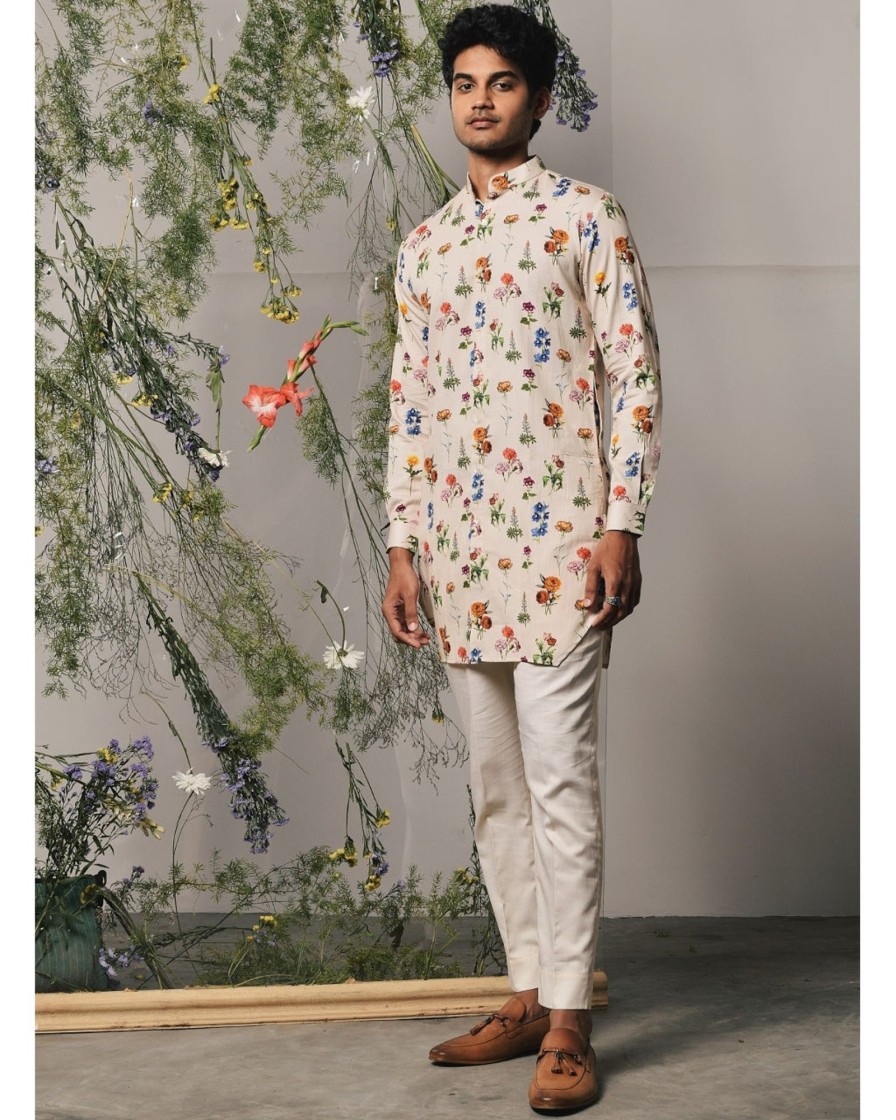 Mens Project Bandi | Champagne Vita Kurta U0026 Pajama