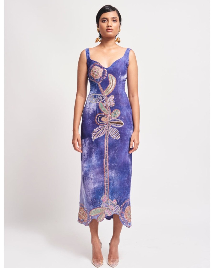 Womens Aisha Rao | Lavender Synergy Dress