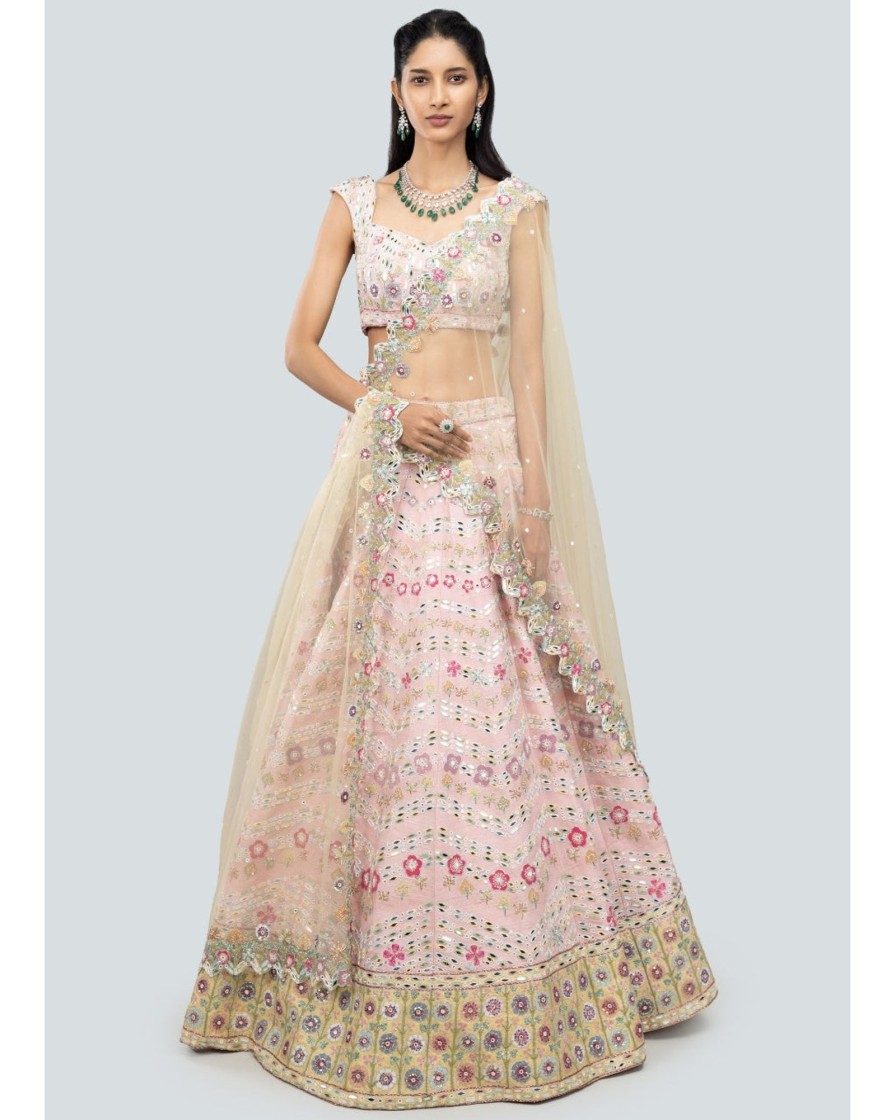 Bridal Aisha Rao | Pink Naznin Lehenga Set