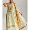 Womens Gopi Vaid | Mint Nishika Long Kurta With Palazo