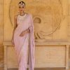 Womens Arpita Mehta | Baby Orchid Mirror U0026 Sequins Embroidered Sari Set