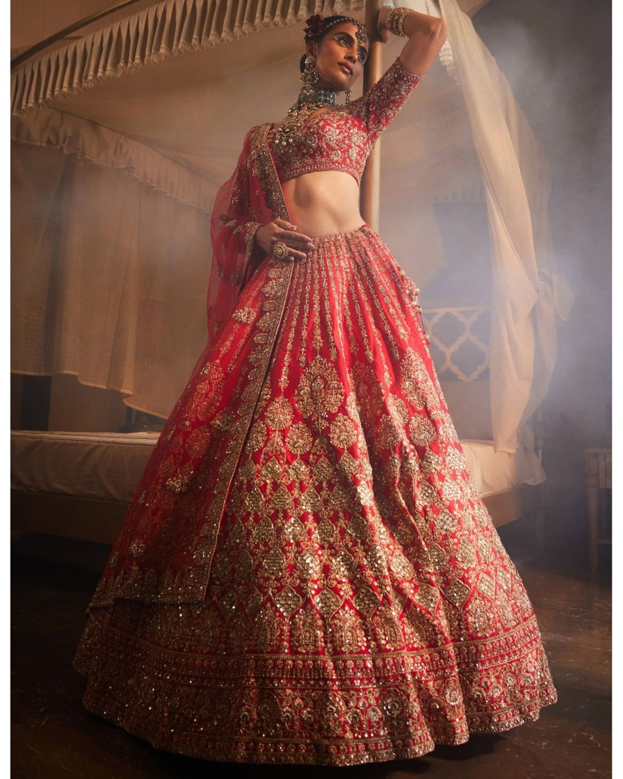 Bridal Kalighata | Jahanara Lehenga Set