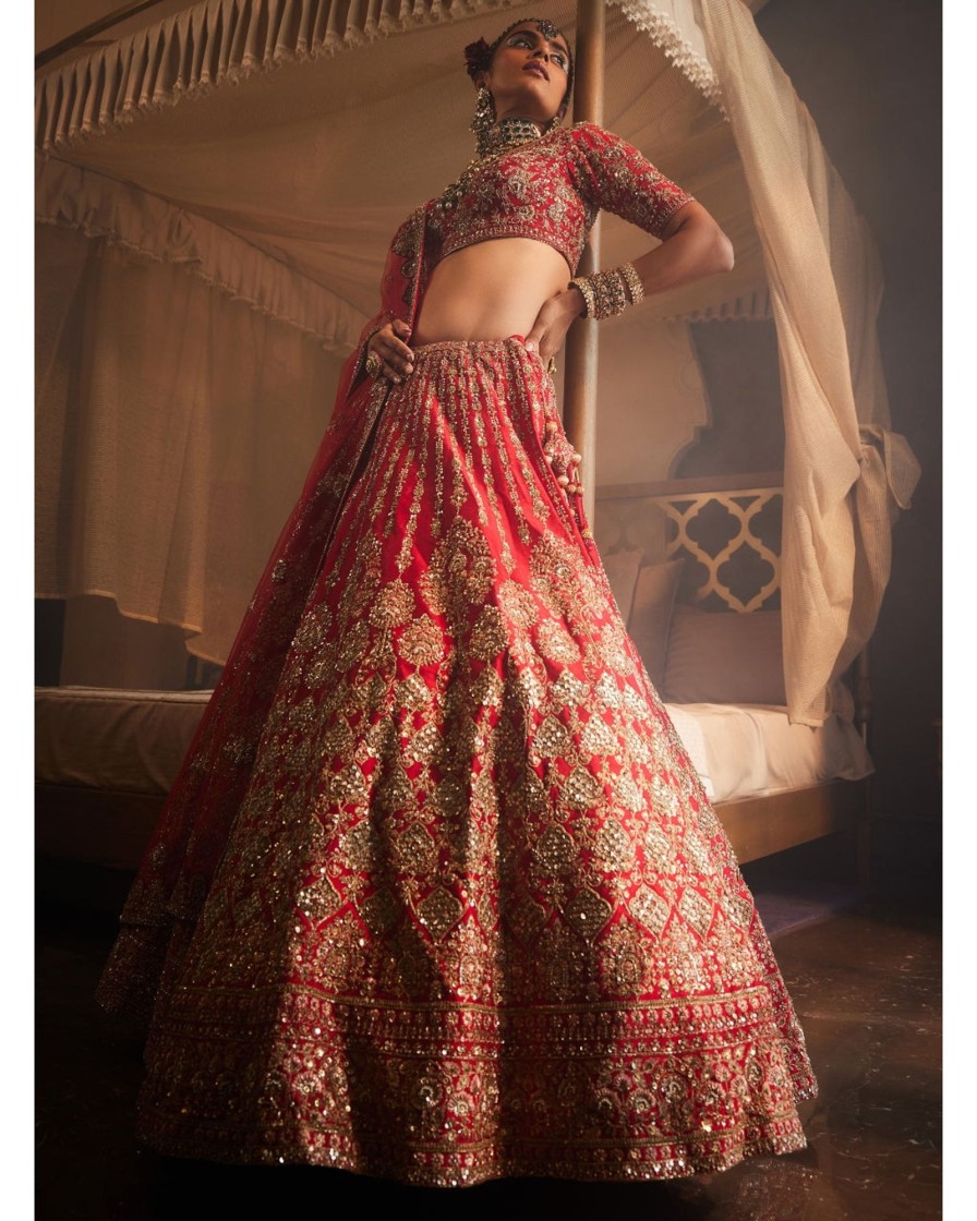 Bridal Kalighata | Jahanara Lehenga Set